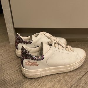 Maje Glitter White Shoes 38